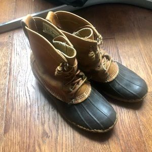 LL Bean duck boots